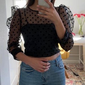 Puffy Sleeve Zara top
